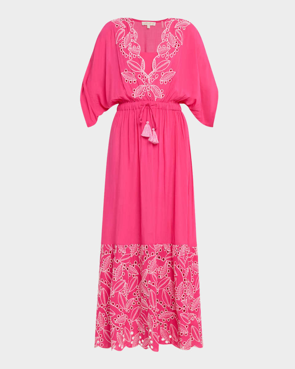 Layshia Embroidered Maxi Dress